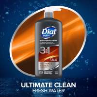 Dial Men 3in1 Body Hair and Face Wash Ultimate Clean 680ml
