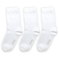CityKids Crew Plain Socks White Pack of 3