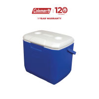 Coleman 30 Quart Insulated Excursion Cooler Holds 38 Cans 28.4L (Camping Ice Box with Handle)