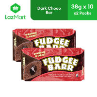 Fudgee Barr Dark Choco 38g x 10 - Pack of 2