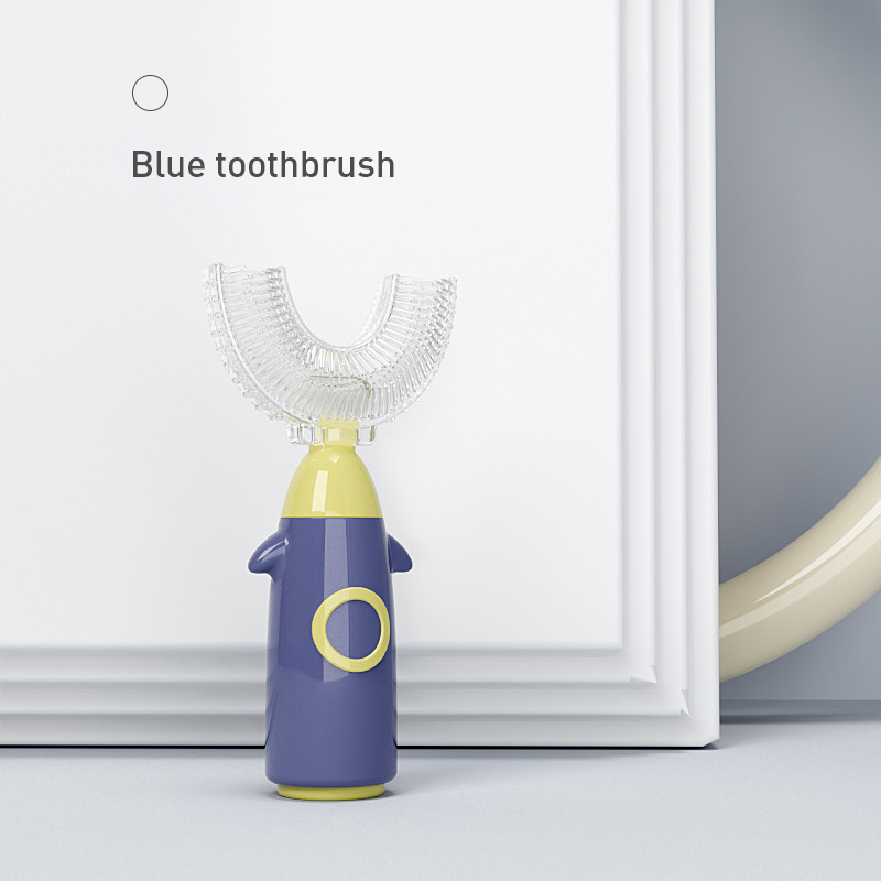 Baby Pro Toddler U-Shape Toothbrush - Soft Silicone Teeth Cleaning Brush Oral Care Gums Gentle