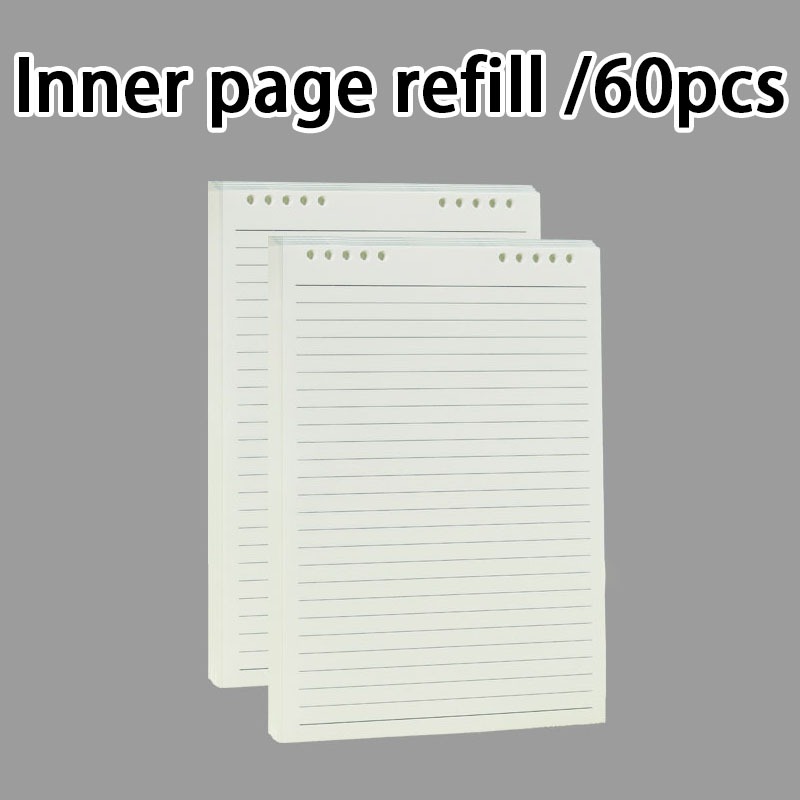Steno Notebook A5/B5 Flip Up Loose-Leaf Book Spiral Notebook