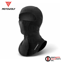 Motowolf MDLFM Black Anti Microbial Balaclava for Riders- Breathable Mesh for Mouth