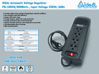Ideal AVR(Automatic Voltage Regulator) PSL-500VA/300Watts