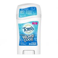 Toms of Maine Aluminum-Free Wicked Cool! Natural Deodorant for Kids Freestyle 1.6 oz Toms for Boys and Girls