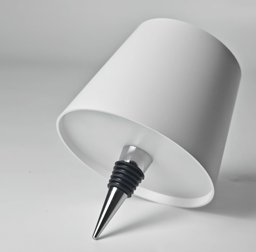 Touch Control Bottle Table Lamp with 3 Colors Stepless Dimming Ideal for Bar Wine Bottle Decoration Desk Lighting
