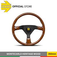 MOMO Monte Carlo Heritage Wood Steering Wheel Black 350mm