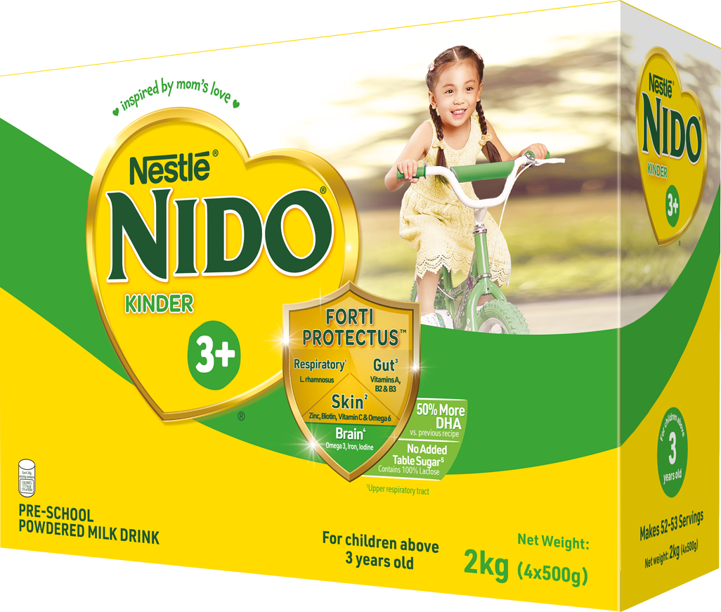 NIDO 3+ Powdered Milk Drink For 3+ Years Old 2kg