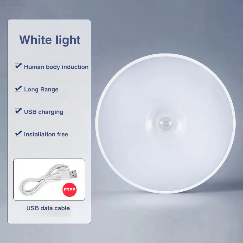 【Buy 1 Take 1】LED Closet Lights Motion Sensor Puck Light Rechargeable Motion Sensor Light Wireless Stair Lights LED Puck Night Light