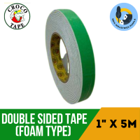 CROCO Double Sided Tape 1/2 3/4 or 1 (Foam Type)
