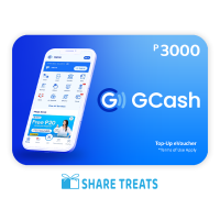 GCash P3000 Top-up eVoucher (via email)
