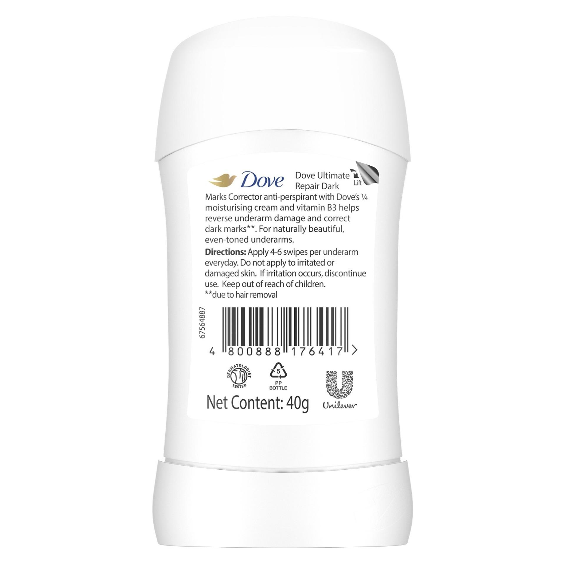 Dove Ultimate Repair Dark Marks Corrector Soothing Jasmine Deodorant Stick 40g by Mavens