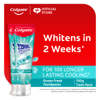Colgate Fresh Confidence White Blast Ocean Fresh Toothpaste 150g Twin