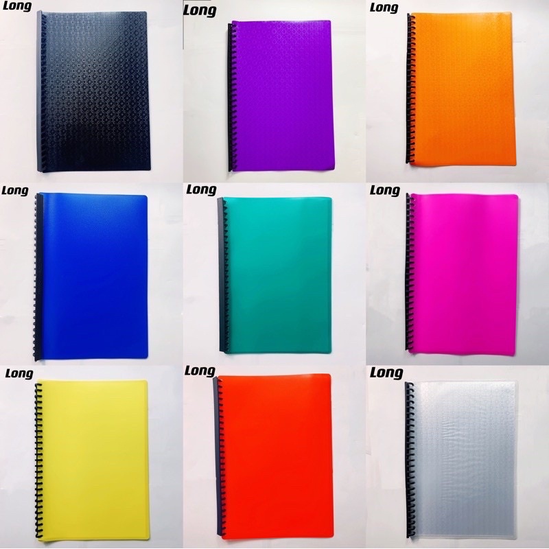 Clear Book School Office Long Clear Book long and short 9 colors