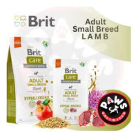 Brit care ADULT Small Breed Lamb & Rice 3kg Hypoallergenic Dry Dog Food