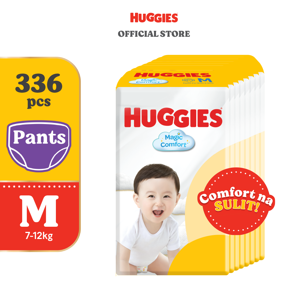 Huggies Magic Comfort Pants Medium - 42 pcs x 8 packs (336 pcs)