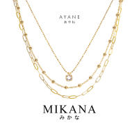 Mikana 18k Gold Plated Perfect Pendant Necklace Accessories For Women fashion korean free shipping sale japanese jewelry gift box