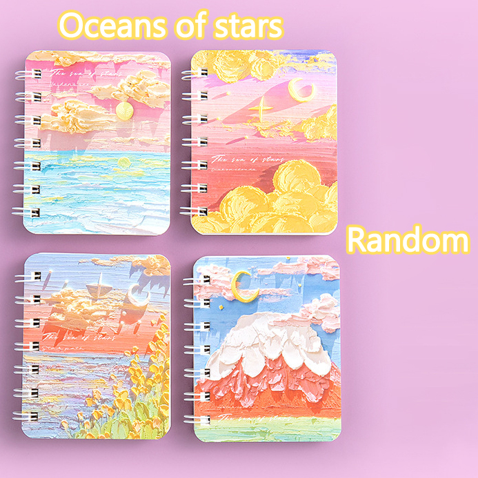 A7 Japanese Style Cartoon Pocket Book Notepad Office Stationery School Supplies Mini Notebooks