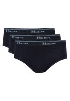 Hanes Black 3-Pack Smart Hipster Brief 1303