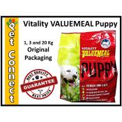 VITALITY Puppy Dog Food - 1Kg, 3Kg, or 20