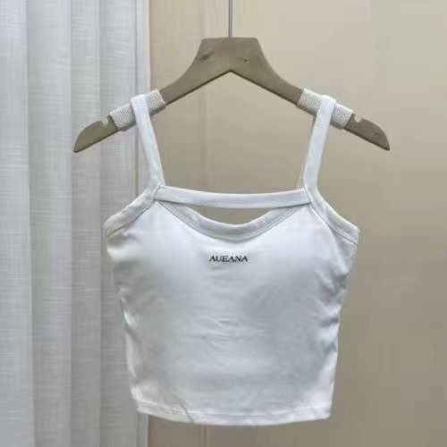 Outdoor camisole with chest pads Slimming tube top Sexy breast padded tank tops for women