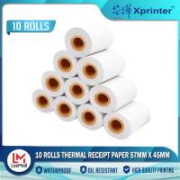 Xprinter 57mm*55mm 10rolls Thermal paper for credit card terminals.