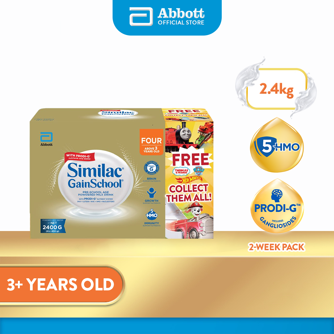 Similac GainSchool 2.4kg for Kids Above 3 Years Old w/ FREE Toy