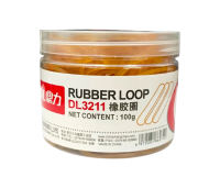 DL Durable Elastic Rubber loop Rubber Band (Yellow/Colored)