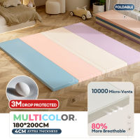 PlayPark Baby Playmat 4cm Thickened Mattress Large Foldable Waterproof Crawling Pad Non-Slip Safety Material
