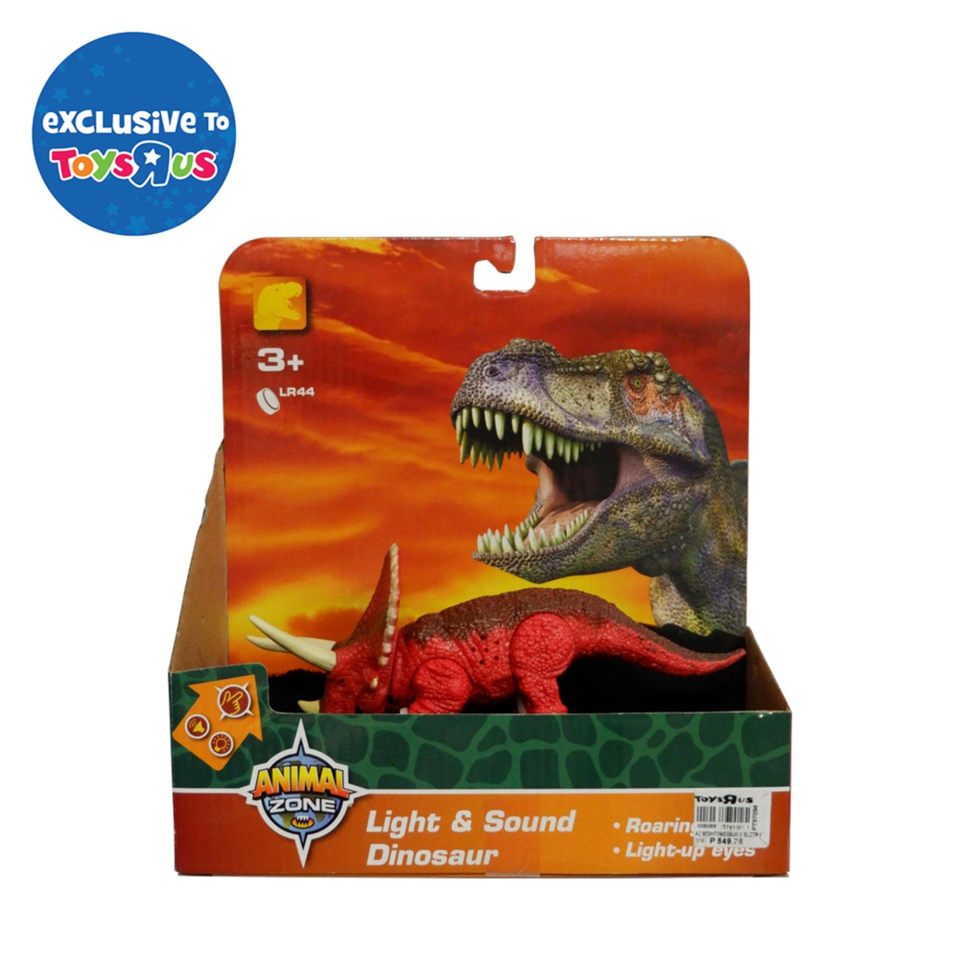 Animal Zone Light & Sound Dinosaur Triceratops Toys R Us
