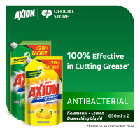Axion Antibacterial Dishwashing Liquid Kalamansi + Lemon Doy Value Pack Bundle of 2