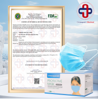 Crosspoint FaceMask / Protective Mask / Medical Mask ( All Colors ) 50 Pcs