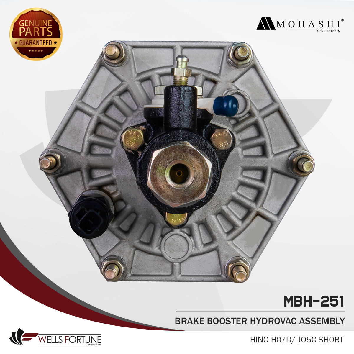 HINO H07D / JO5C SHORT MOHASHI BRAKE BOOSTER HYDROVAC review and price