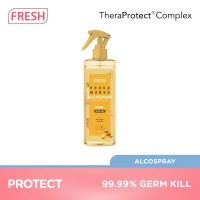 Fresh Peach Mango Alcospray 500 ml - Moisturizing with Aloe Vera Extract - with Aloe Vera - for Fight off 99.99% of germs and bacteria