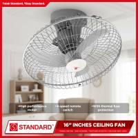 Standard Orbit Fan / Ceiling Fan 16″ Plastic Banana Type Blade (4 Speed Switch) SOF-16Q