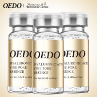 OEDO Shrink Pores Hyaluronic Acid liquid Moisturizing Face Serum Whitening Plant Skin Care Anti Aging Anti Wrinkle Cream 10ml