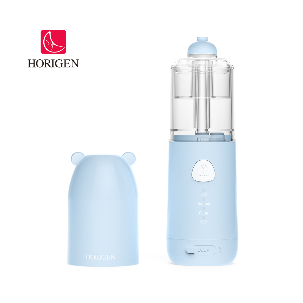 Horigen 2 in 1 Baby Nasal Irrigator/Aspirator Safe Hygienic Healthcare Electric Nose Cleaner