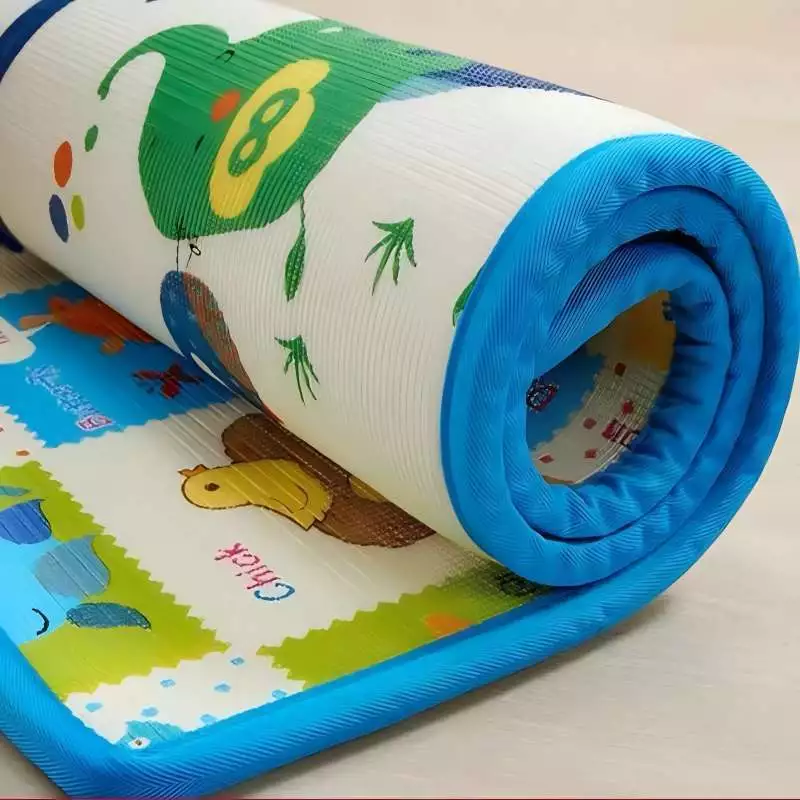 FoldableThickened Double Sided Pattern Kids Playmat Baby Non-slip Crawling Mat odorless and Harmless