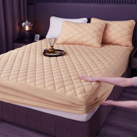 100% Waterproof Mattress Cover Quilted Cotton Mattress Pad Fitted Bed Sheet Mattress Protector Bed Toppers