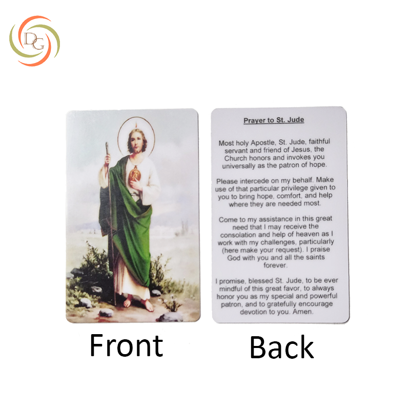 Catholic Prayer Cards Assorted (PVC Material) (Pocket Size)