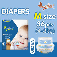 AIKERRSU  Universal diapers for boys and girls baby diaper pants tape pants Soft diaper S/M/L/XL/XXL Disposable breathable diaper pull up pants Korean baby diaper 32 pcs