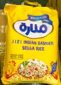 Manarah Basmati Golden Sella Rice - 10kg Extra Long Grain