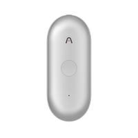 [Official] Plaud NotePin S Wearable AI Voice Recorder Smart Transcription and Summarization w/ Tactile Record Button Lanyard and Wristband Included (New Version)