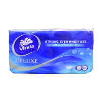 VINDA Deluxe Smooth Feel 3ply Tissue Roll 250pulls x 8