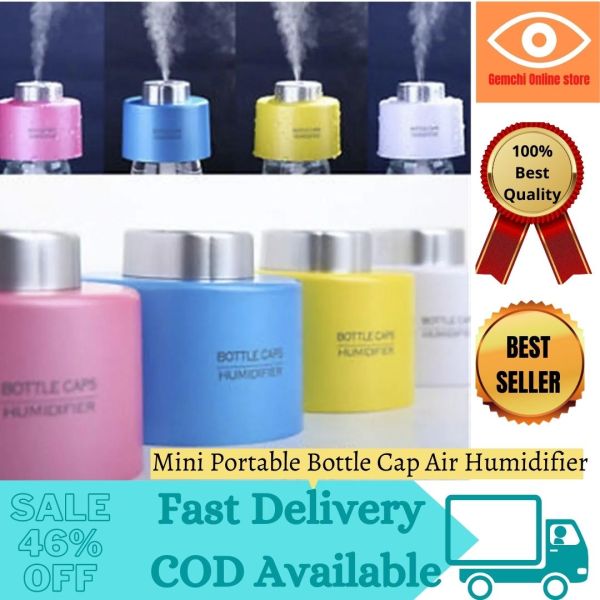 Mini Portable Bottle Cap Air Humidifier with USB