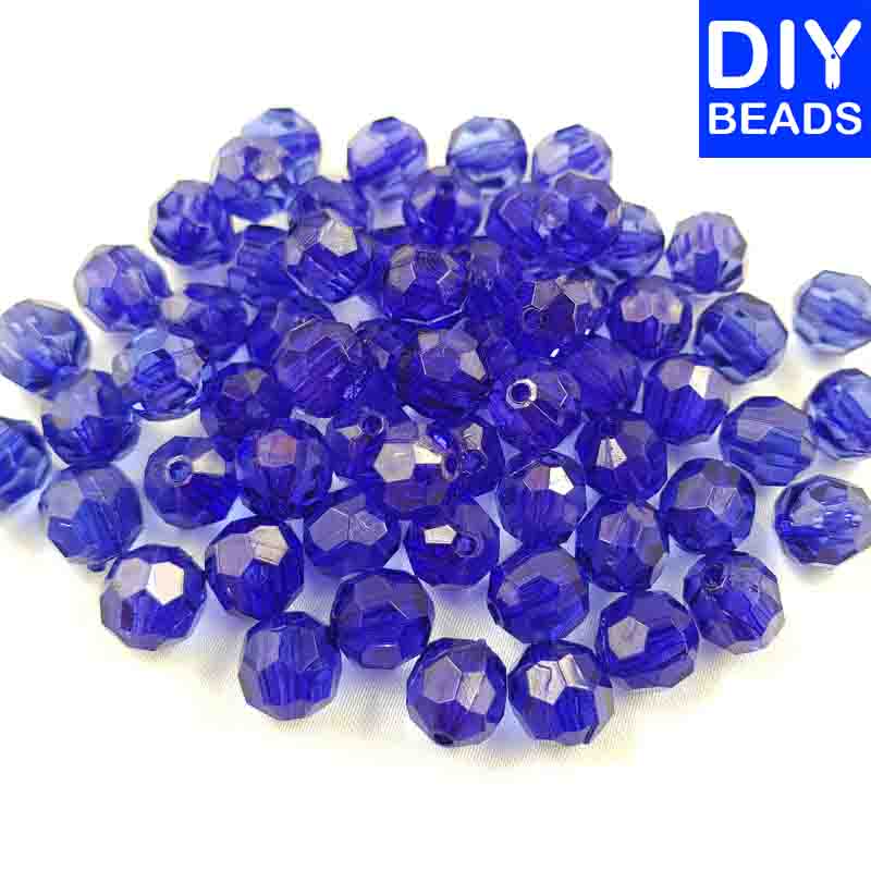 Diy Beads Rough Beads Royal Blue #46 (250grams)