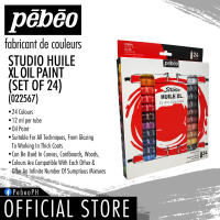PEBEO Studio Huile XL Oil Paint | Set of 24 | 12 ml | 668620