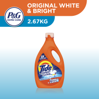 Tide Liquid Detergent Original White & Bright Garden Bloom 2.5KG-2.55KG Bottles (Laundry Detergent Fresh)