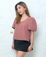HTP Scoopneck Modern Filipiniana Longback Top