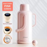 GIANXI Household Plastic Thermos Bottle Thermos Bottle Vacuum Insulated Kettle Container Hot Water Jug Glass Liner Pitcher 2L&3.2L